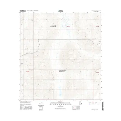 2016 Map of Nabesna B-5 SW, 2016 Print