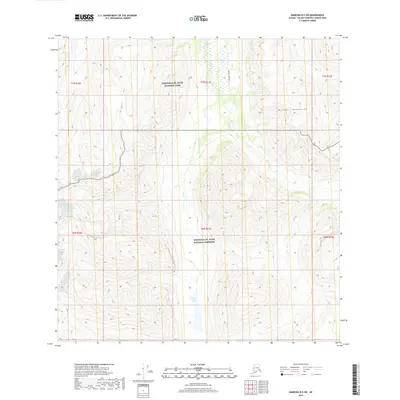 2019 Map of Nabesna B-5 SW, 2019 Print
