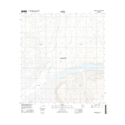 2016 Map of Nabesna B-6 NE, 2016 Print