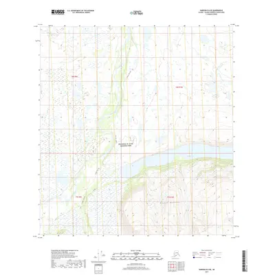 2019 Map of Nabesna B-6 NE, 2019 Print