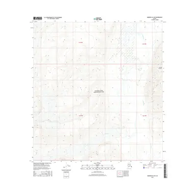 2016 Map of Nabesna B-6 SW, 2016 Print