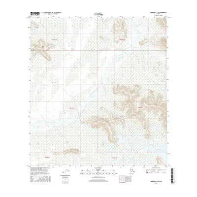 2016 Map of Nabesna C-1 SW, 2016 Print