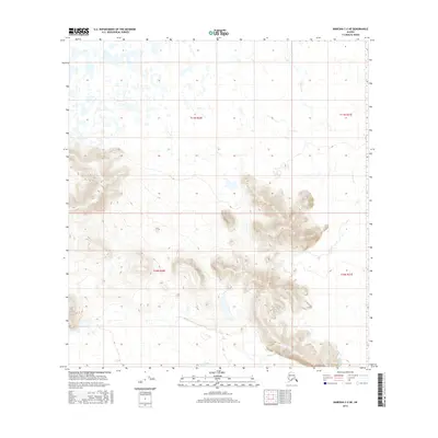 2016 Map of Nabesna C-2 NE, 2016 Print