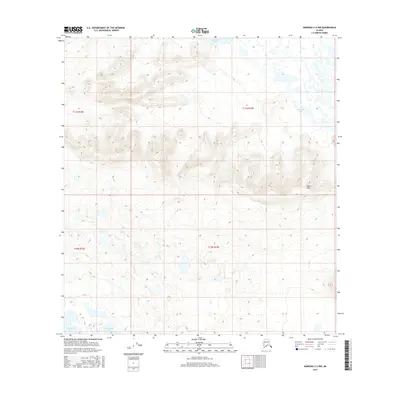 2016 Map of Nabesna C-2 NW, 2016 Print