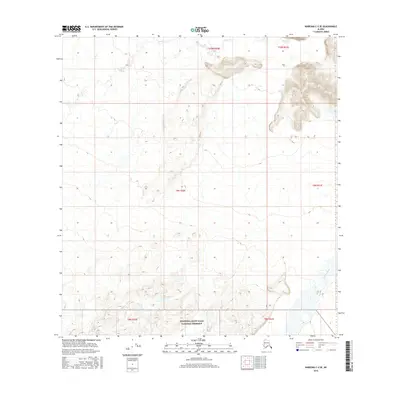 2016 Map of Nabesna C-2 SE, 2016 Print