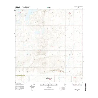 2016 Map of Nabesna C-2 SW, 2016 Print