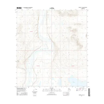 2016 Map of Nabesna C-3 NE, 2016 Print