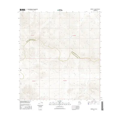 2016 Map of Nabesna C-4 NE, 2016 Print