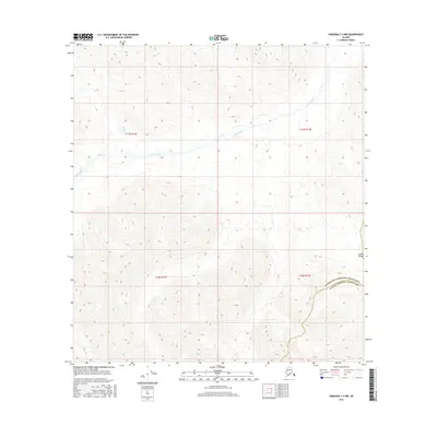 2016 Map of Nabesna C-4 NW, 2016 Print