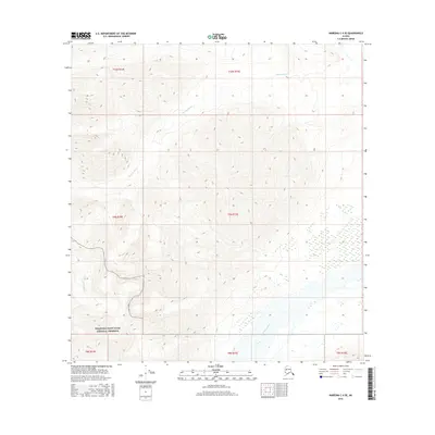 2016 Map of Nabesna C-4 SE, 2016 Print