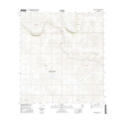 2016 Map of Nabesna C-4 SW, 2016 Print