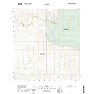 2019 Map of Nabesna C-4 SW, 2019 Print