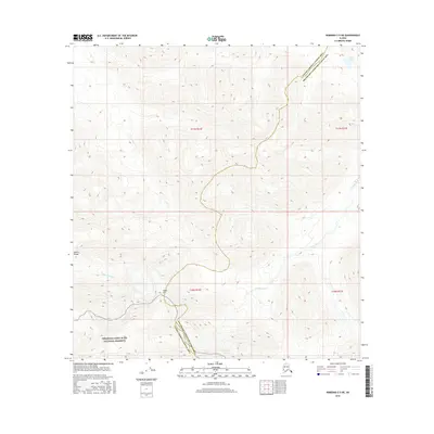 2016 Map of Nabesna C-5 NE, 2016 Print