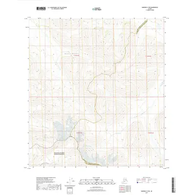 2019 Map of Nabesna C-5 NE, 2019 Print