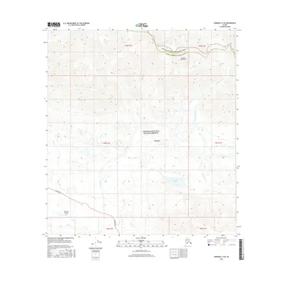2016 Map of Nabesna C-5 SE, 2016 Print