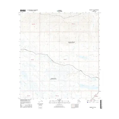 2016 Map of Nabesna C-5 SW, 2016 Print