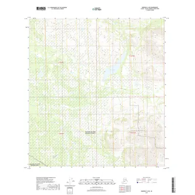 2019 Map of Nabesna C-6 NE, 2019 Print