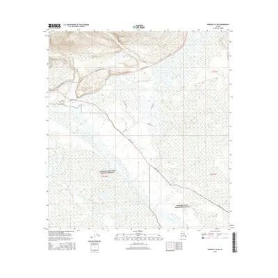 2016 Map of Nabesna C-6 NW, 2016 Print