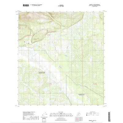 2019 Map of Nabesna C-6 NW, 2019 Print