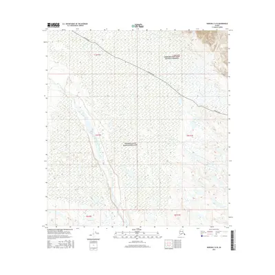 2016 Map of Nabesna C-6 SE, 2016 Print