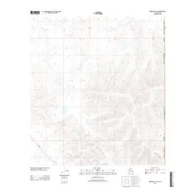 2013 Map of Nabesna D-1 SE, 2013 Print