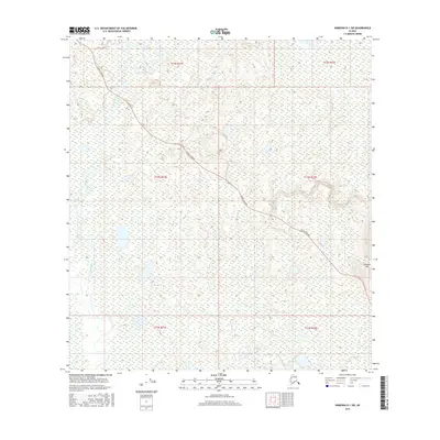 2016 Map of Nabesna D-1 SW, 2016 Print
