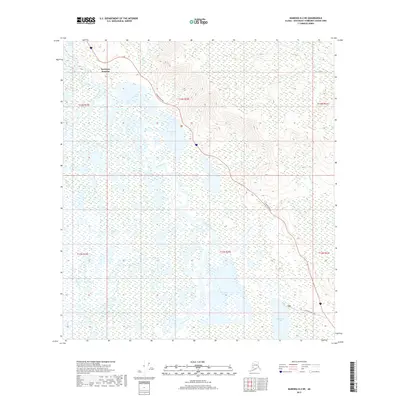 2017 Map of Nabesna D-2 NE, 2017 Print