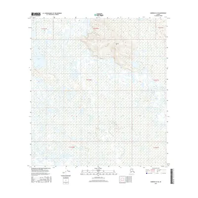 2016 Map of Nabesna D-2 SE, 2016 Print