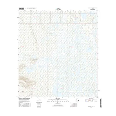 2016 Map of Nabesna D-2 SW, 2016 Print