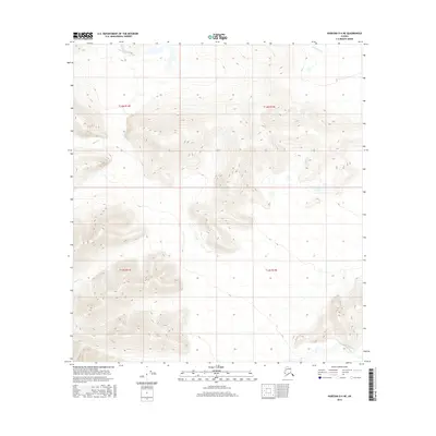 2016 Map of Nabesna D-4 NE, 2016 Print