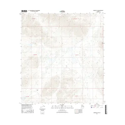2016 Map of Nabesna D-5 SW, 2016 Print