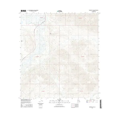 2016 Map of Nabesna D-6 SE, 2016 Print
