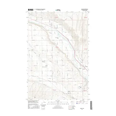 2017 Map of Naches, 2017 Print