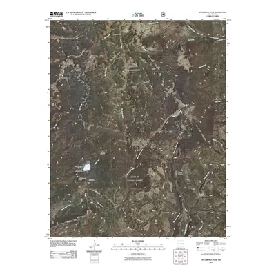 2011 Map of Nacimiento Peak, 2011 Print