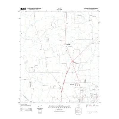 2013 Map of Nacogdoches North, 2013 Print