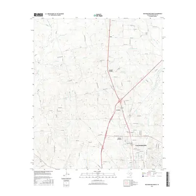 2016 Map of Nacogdoches North, 2016 Print