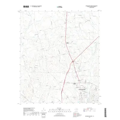 2019 Map of Nacogdoches North, 2019 Print