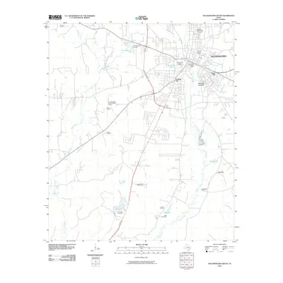 2010 Map of Nacogdoches South, 2010 Print