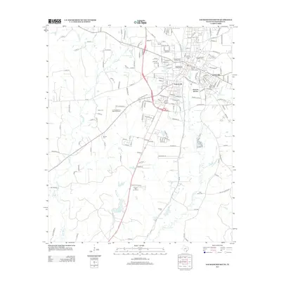 2013 Map of Nacogdoches South, 2013 Print