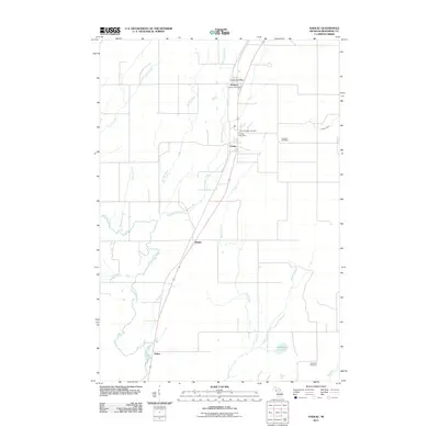 2011 Map of Nadeau, 2011 Print