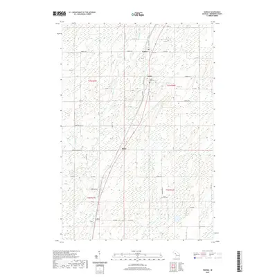 2019 Map of Nadeau, 2019 Print