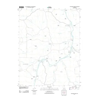 2012 Map of Nagogami Lodge, 2012 Print
