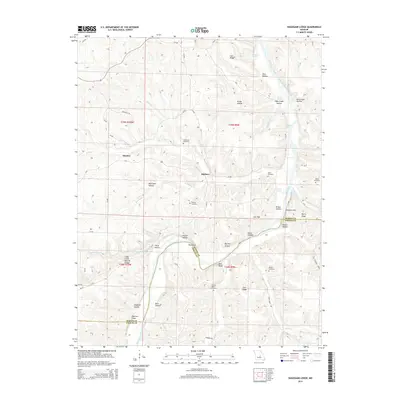 2015 Map of Nagogami Lodge, 2015 Print