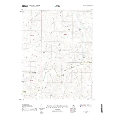 2017 Map of Nagogami Lodge, 2017 Print