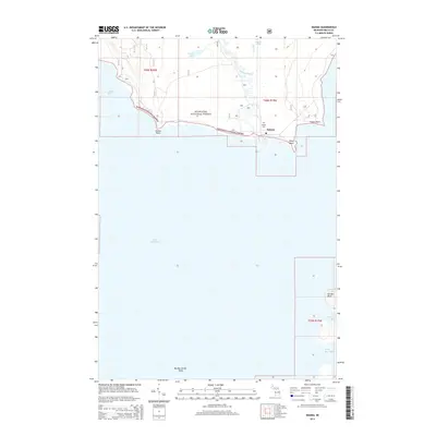 2014 Map of Nahma, 2014 Print
