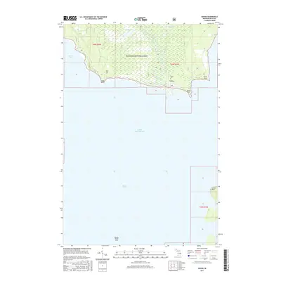2017 Map of Nahma, 2017 Print