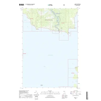 2019 Map of Nahma, 2019 Print