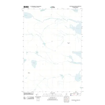 2011 Map of Nahmakanta Stream, 2011 Print