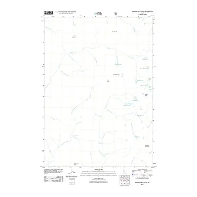 2011 Map of Nahneke Mountain, 2011 Print
