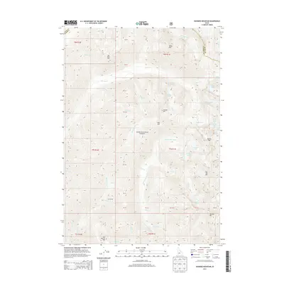 2013 Map of Nahneke Mountain, 2013 Print